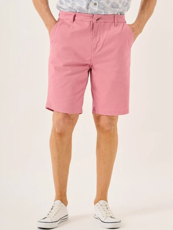 Quba & Co Antique Pink Stretch Chino Shorts - Sandor Clearance