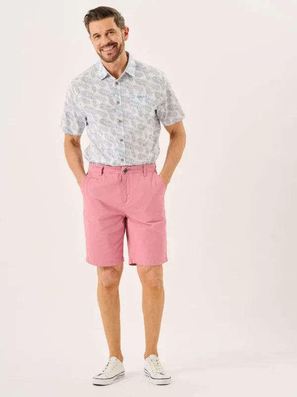 Quba & Co Antique Pink Stretch Chino Shorts - Sandor Clearance