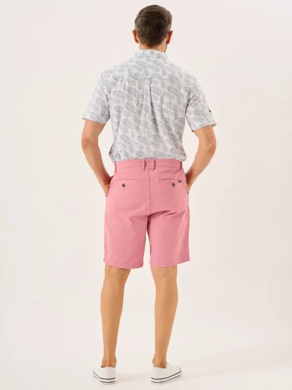 Quba & Co Antique Pink Stretch Chino Shorts - Sandor Clearance