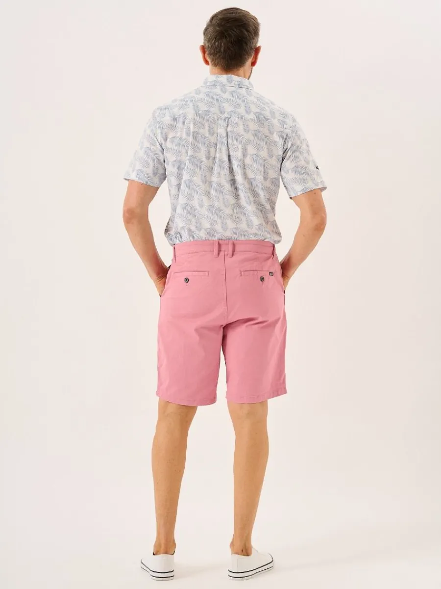 antique_pink_stretch_chin_6.webp Quba & Co Antique Pink Stretch Chino Shorts - Sandor Clearance