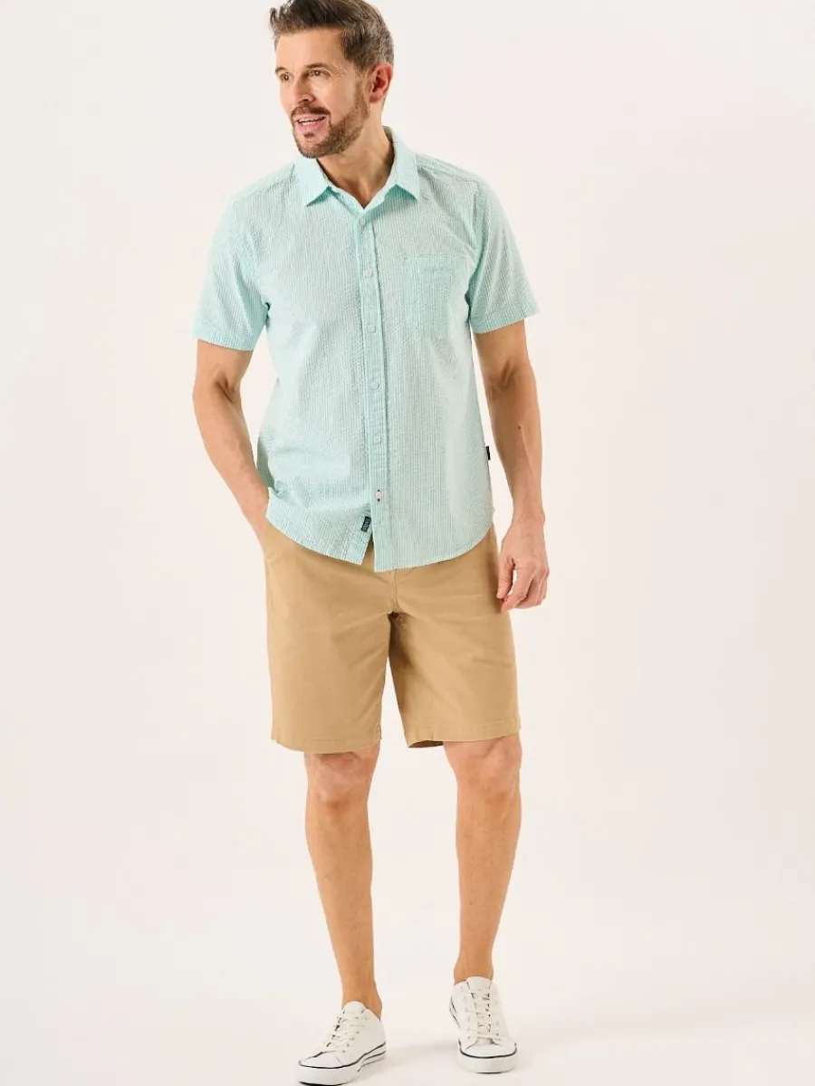 aqua_and_white_striped_se_4.webp Quba & Co Aqua And White Striped Seersucker Short Sleeve Shirt - Durst Online