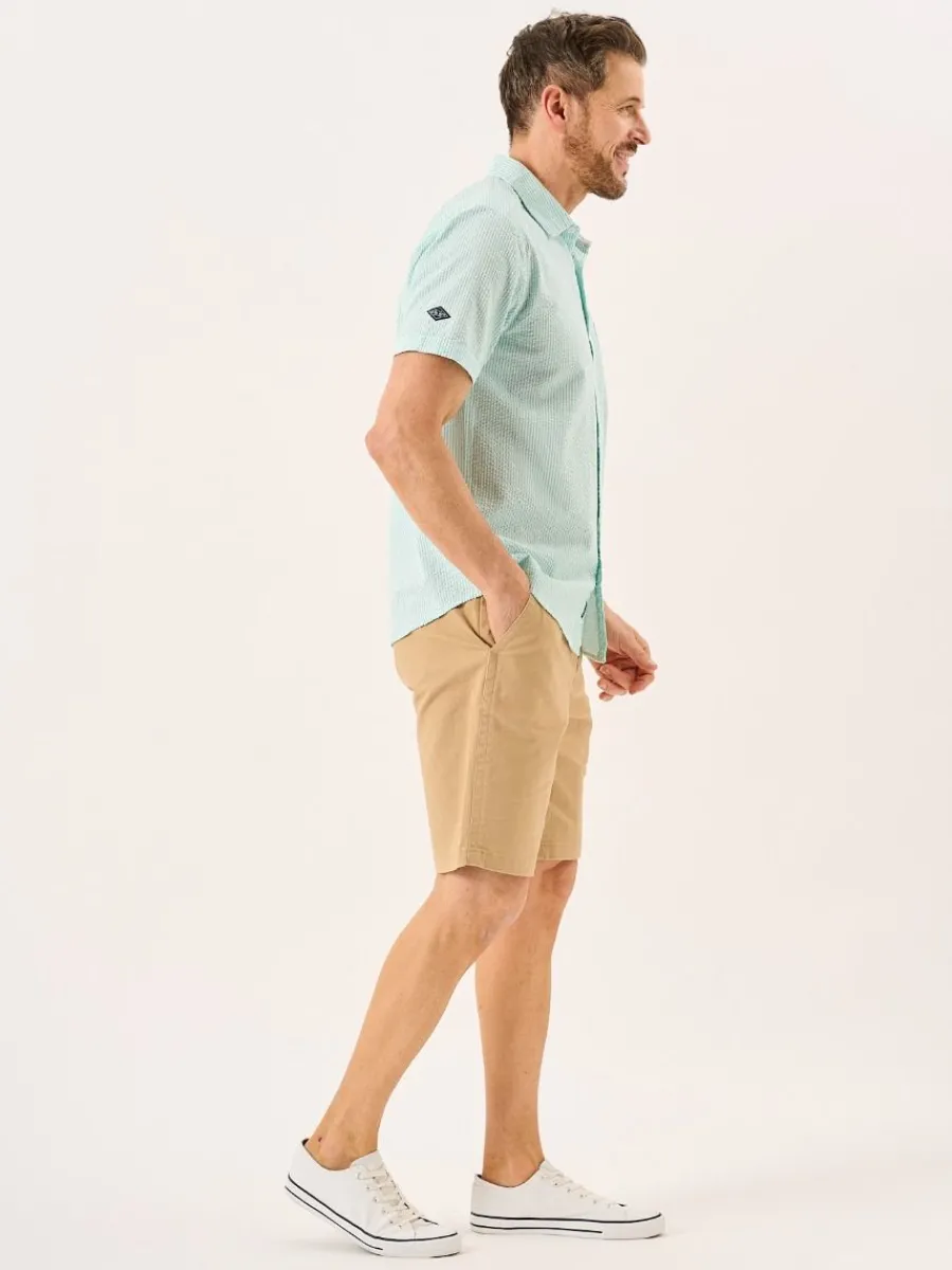 aqua_and_white_striped_se_7.webp Quba & Co Aqua And White Striped Seersucker Short Sleeve Shirt - Durst Online