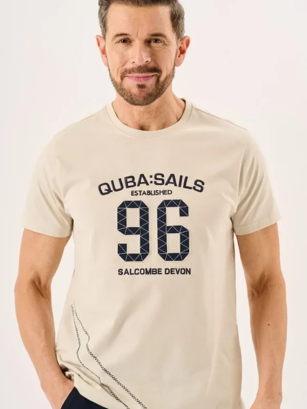Quba & Co Battleship Grey Quba Sails X-Series T-Shirt - Langton Clearance