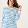 Quba & Co Blue And White Long Sleeved Striped T-Shirt - Marin Online