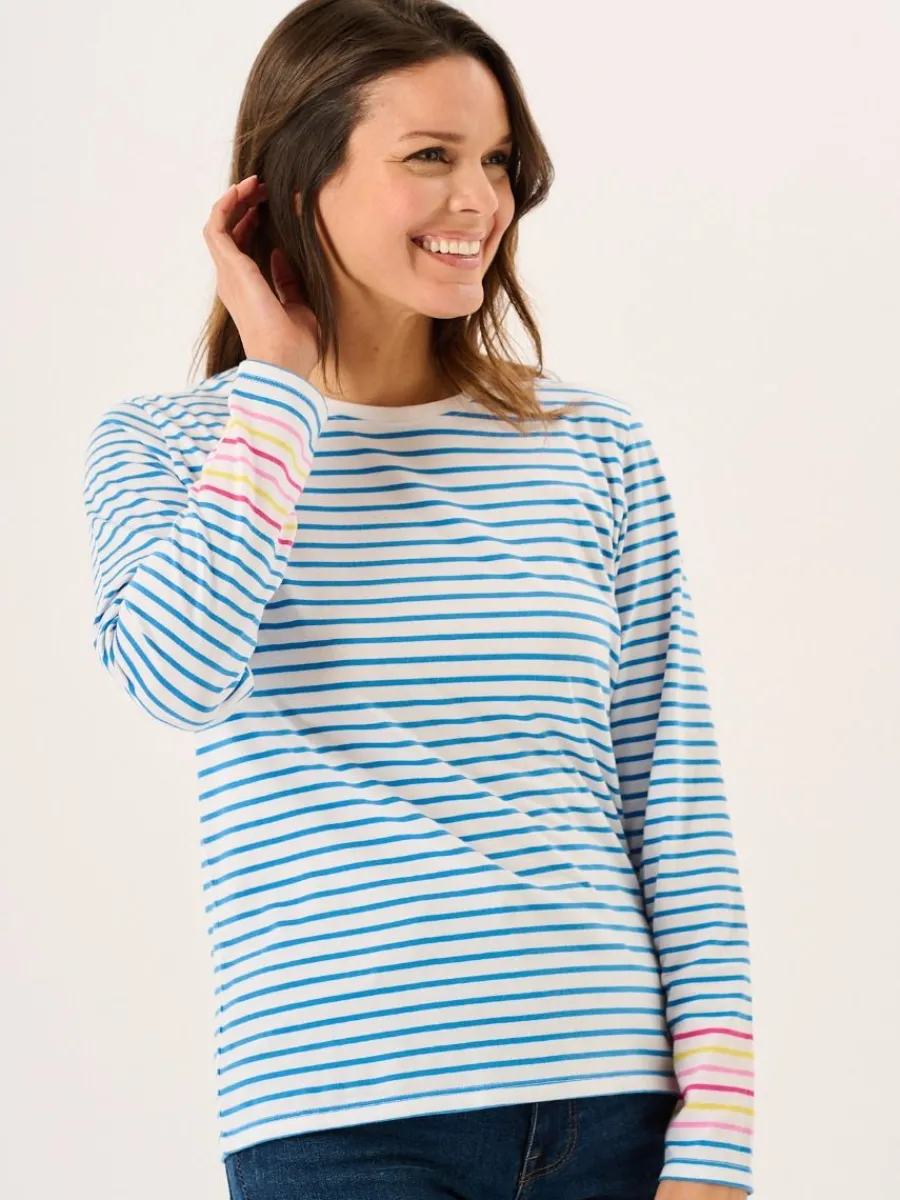 blue_and_white_long_sleev_3.webp Quba & Co Blue And White Long Sleeved Striped T-Shirt - Marin Online
