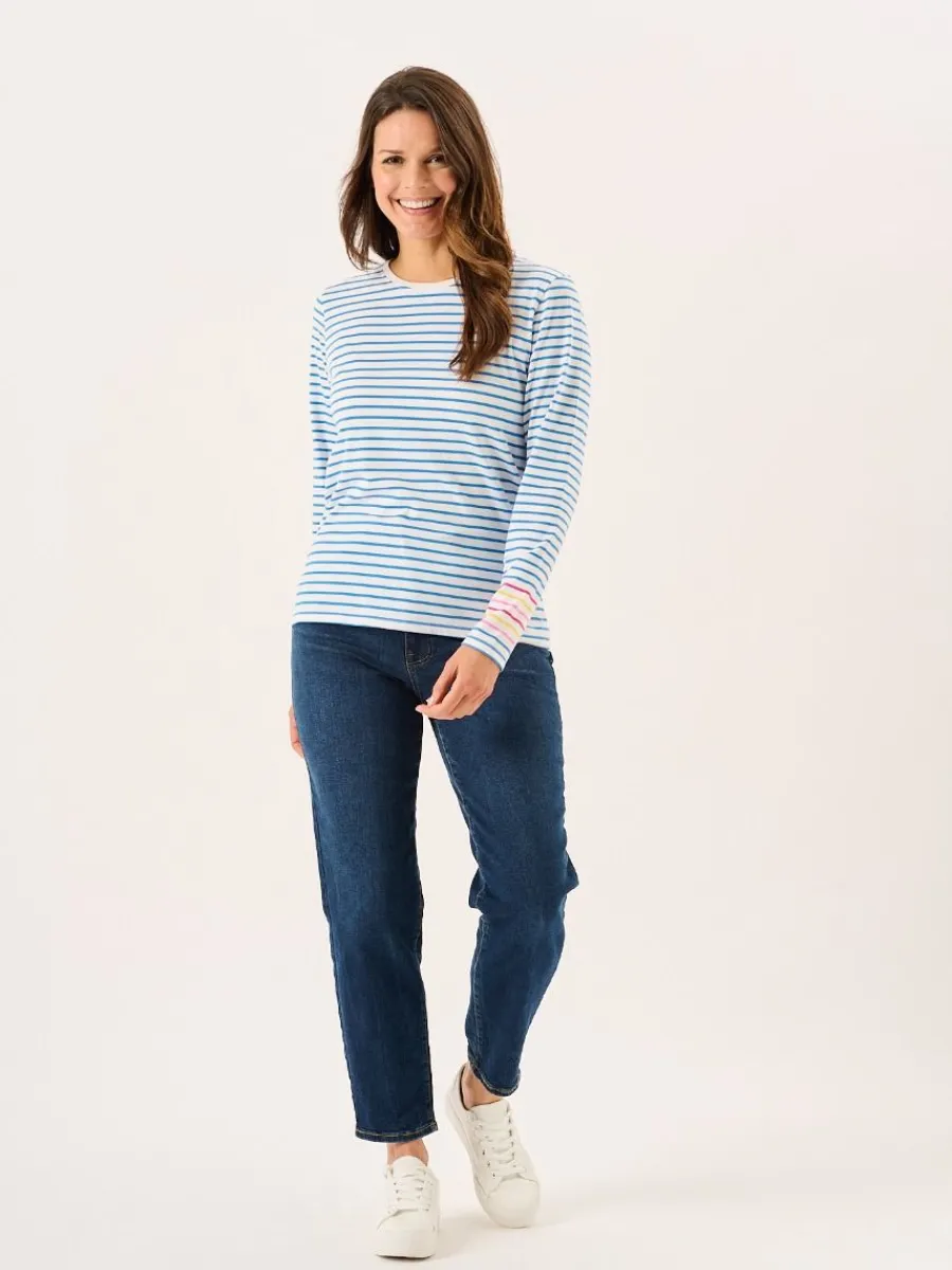 blue_and_white_long_sleev_4.webp Quba & Co Blue And White Long Sleeved Striped T-Shirt - Marin Online
