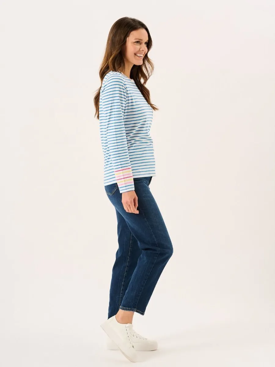 blue_and_white_long_sleev_5.webp Quba & Co Blue And White Long Sleeved Striped T-Shirt - Marin Online