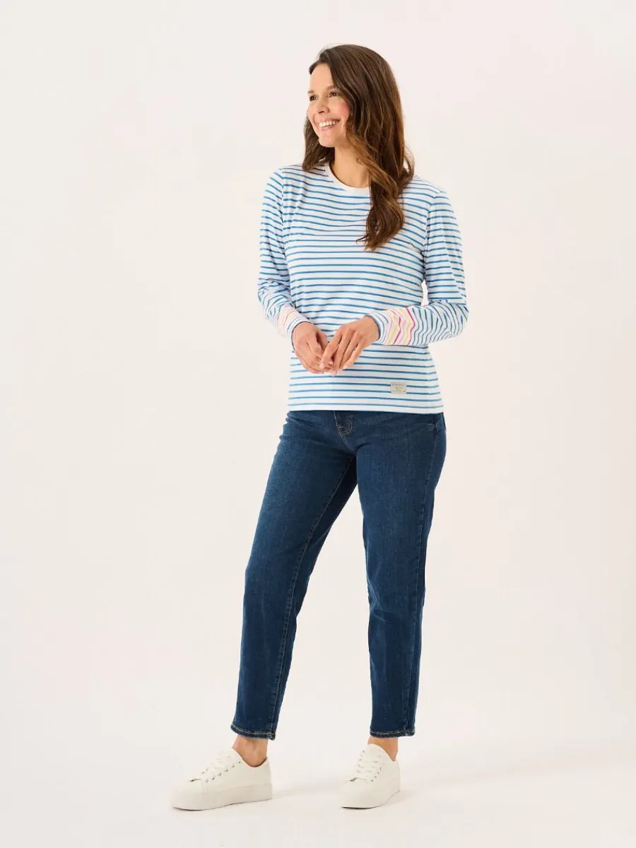 blue_and_white_long_sleev_6.webp Quba & Co Blue And White Long Sleeved Striped T-Shirt - Marin Online