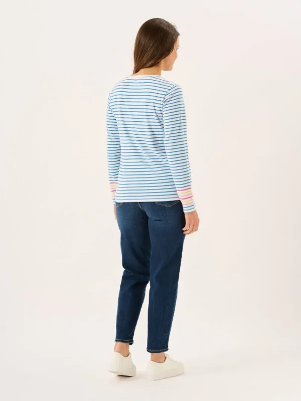 Quba & Co Blue And White Long Sleeved Striped T-Shirt - Marin Online