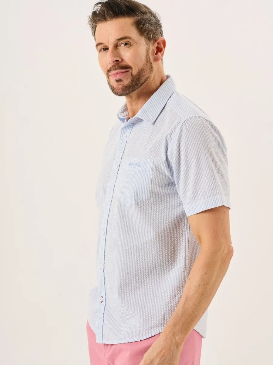 blue_and_white_striped_se_0.webp Quba & Co Blue And White Striped Seersucker Short Sleeve Shirt - Durst Best