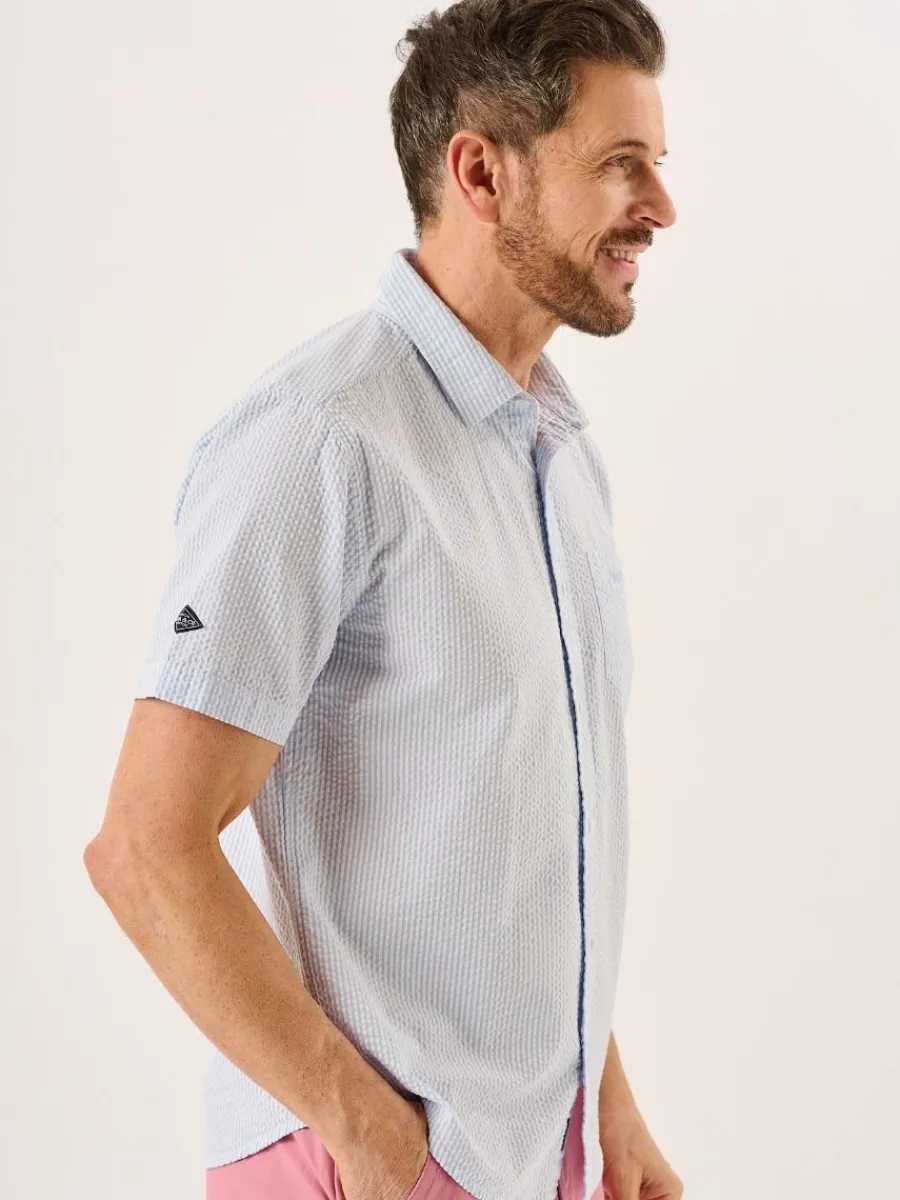 blue_and_white_striped_se_3.webp Quba & Co Blue And White Striped Seersucker Short Sleeve Shirt - Durst Best