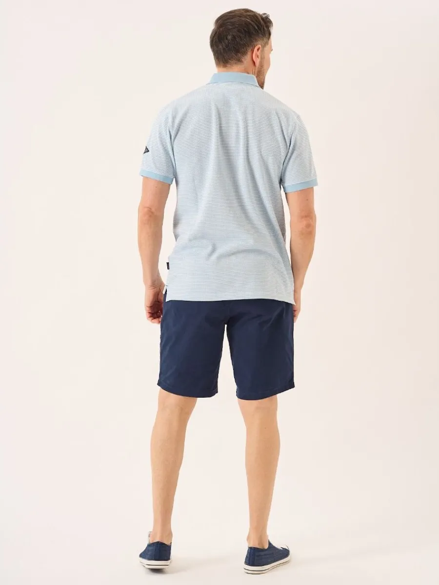 blue_and_white_textured_d_6.webp Quba & Co Blue And White Textured Design Polo Shirt - Hawke Online