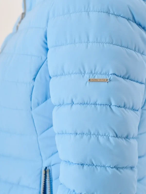 Quba & Co Blue Ladies Short Quilted Jacket - Caliso Discount
