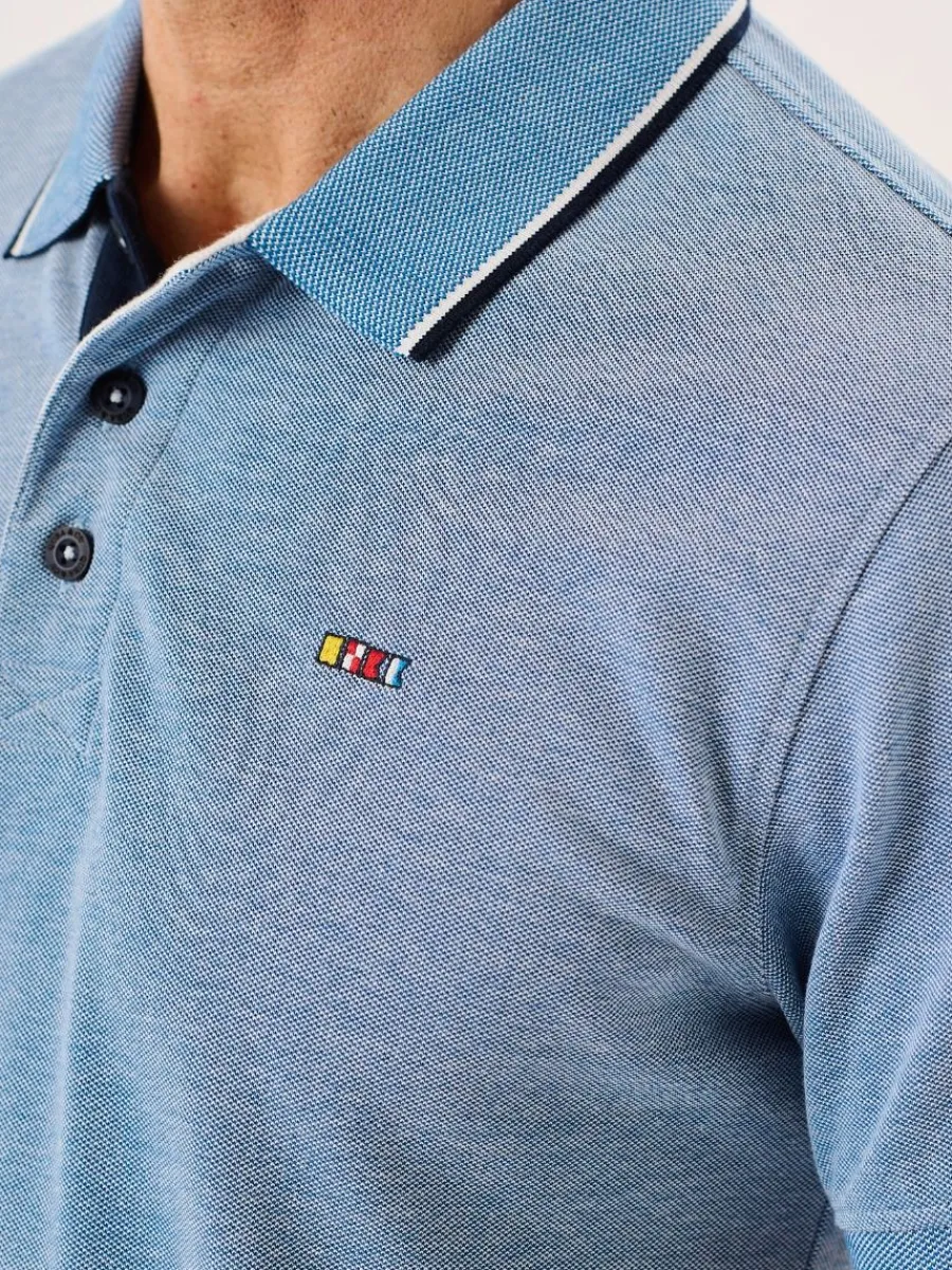 blue_marl_quba_and_co_lif_1.webp Quba & Co Blue Marl Quba And Co Lifestyle Polo Shirt - Pelton Best