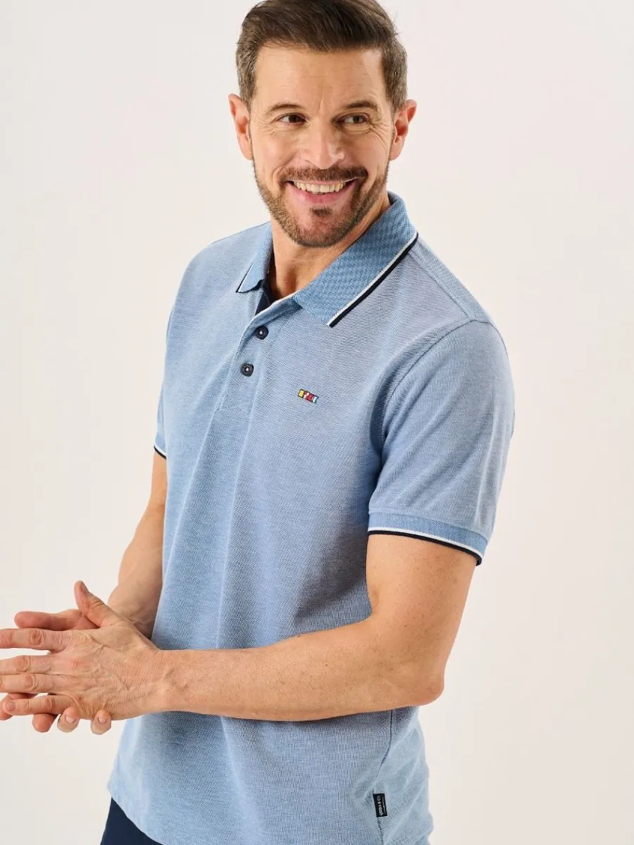 blue_marl_quba_and_co_lif_2.webp Quba & Co Blue Marl Quba And Co Lifestyle Polo Shirt - Pelton Best