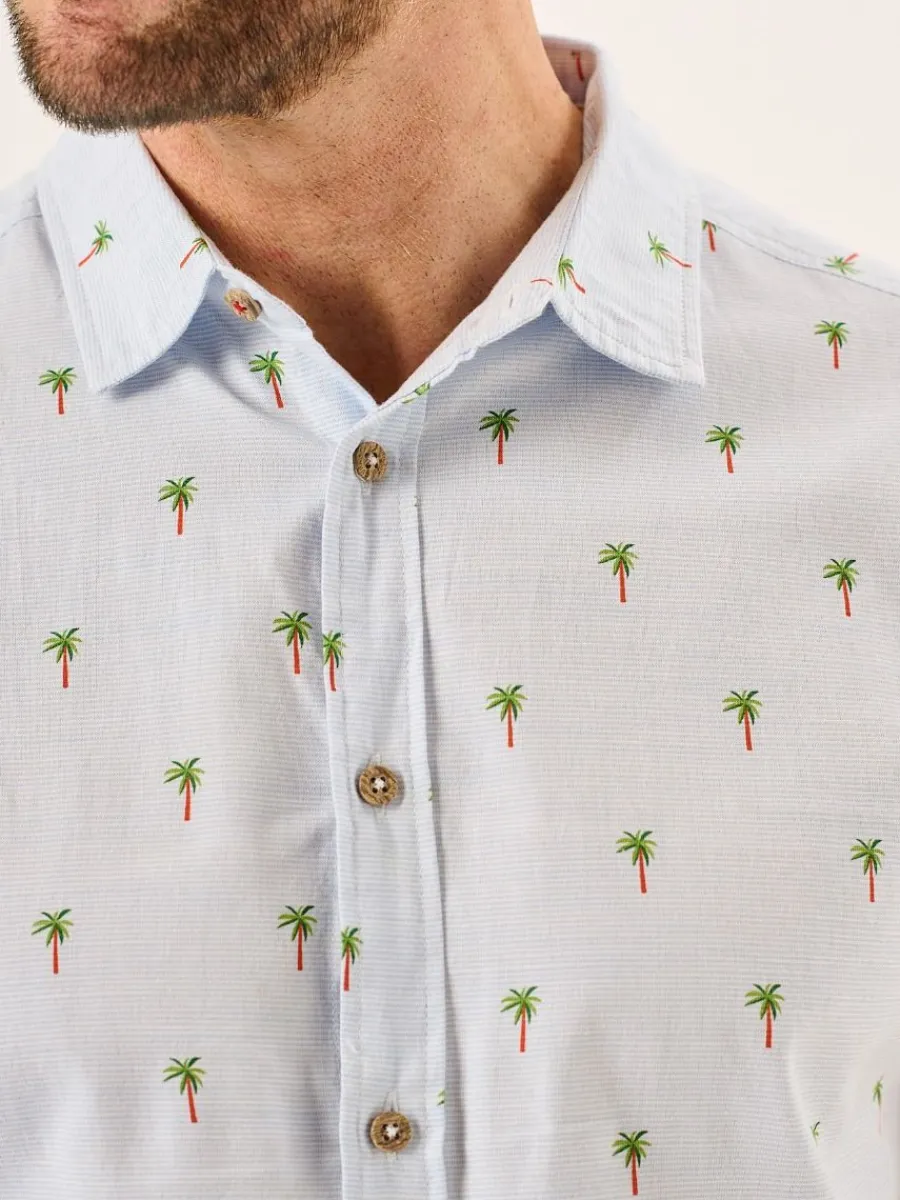 blue_palm_tree_print_shor_1.webp Quba & Co Blue Palm Tree Print Short Sleeve Shirt - Palermo Sale