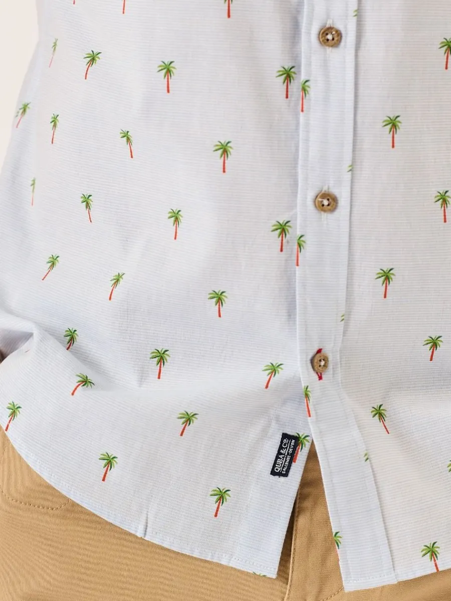 blue_palm_tree_print_shor_9.webp Quba & Co Blue Palm Tree Print Short Sleeve Shirt - Palermo Sale