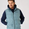 Quba & Co Blue Patch Pocket Gilet - Jeswint New