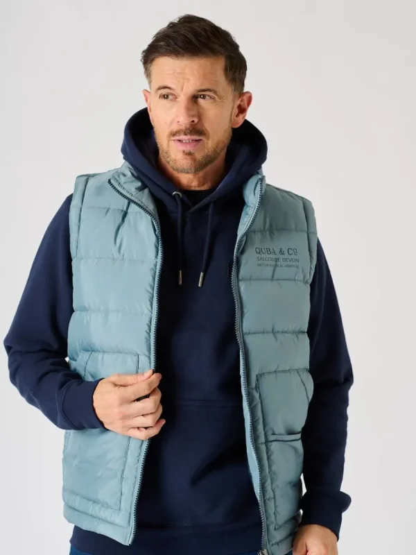 Quba & Co Blue Patch Pocket Gilet - Jeswint New