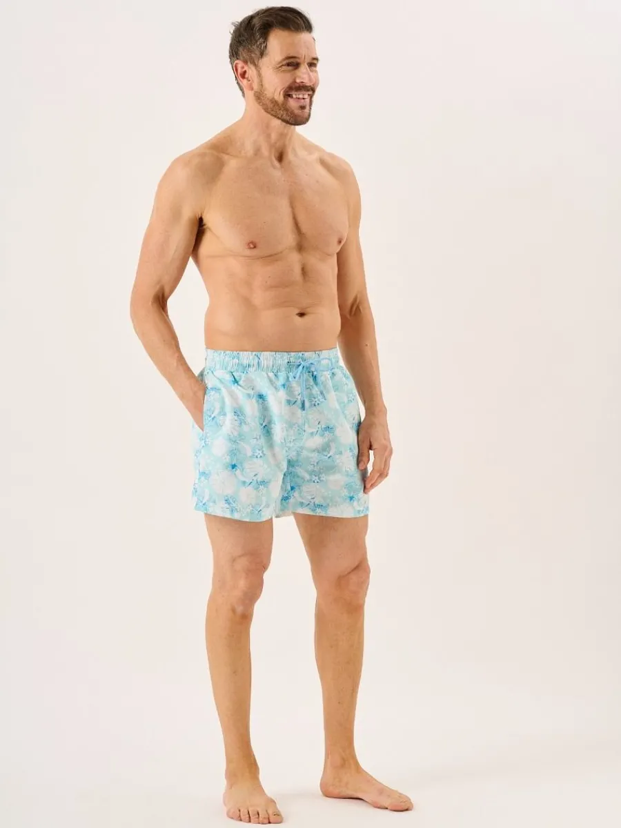 blue_tropical_print_swim__5.webp Quba & Co Blue Tropical Print Swim Shorts - Seaford Discount