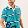 Quba & Co Bright Teal Quba Sails X-Series Short Sleeved Rugby Shirt - Walton Clearance
