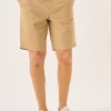 Quba & Co Camel Stretch Chino Shorts - Sandor Hot