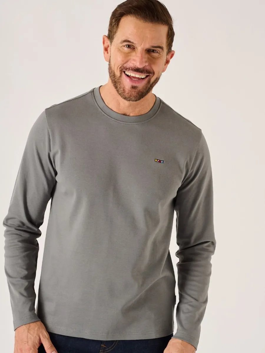 carbon_grey_xseries_long__2.webp Quba & Co Carbon Grey X-Series Long Sleeved T-Shirt - Niall Online