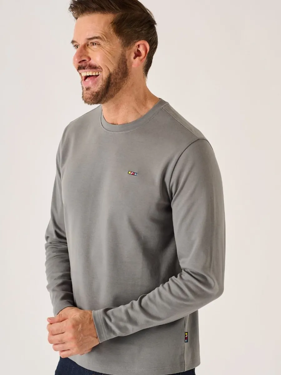 carbon_grey_xseries_long__3.webp Quba & Co Carbon Grey X-Series Long Sleeved T-Shirt - Niall Online