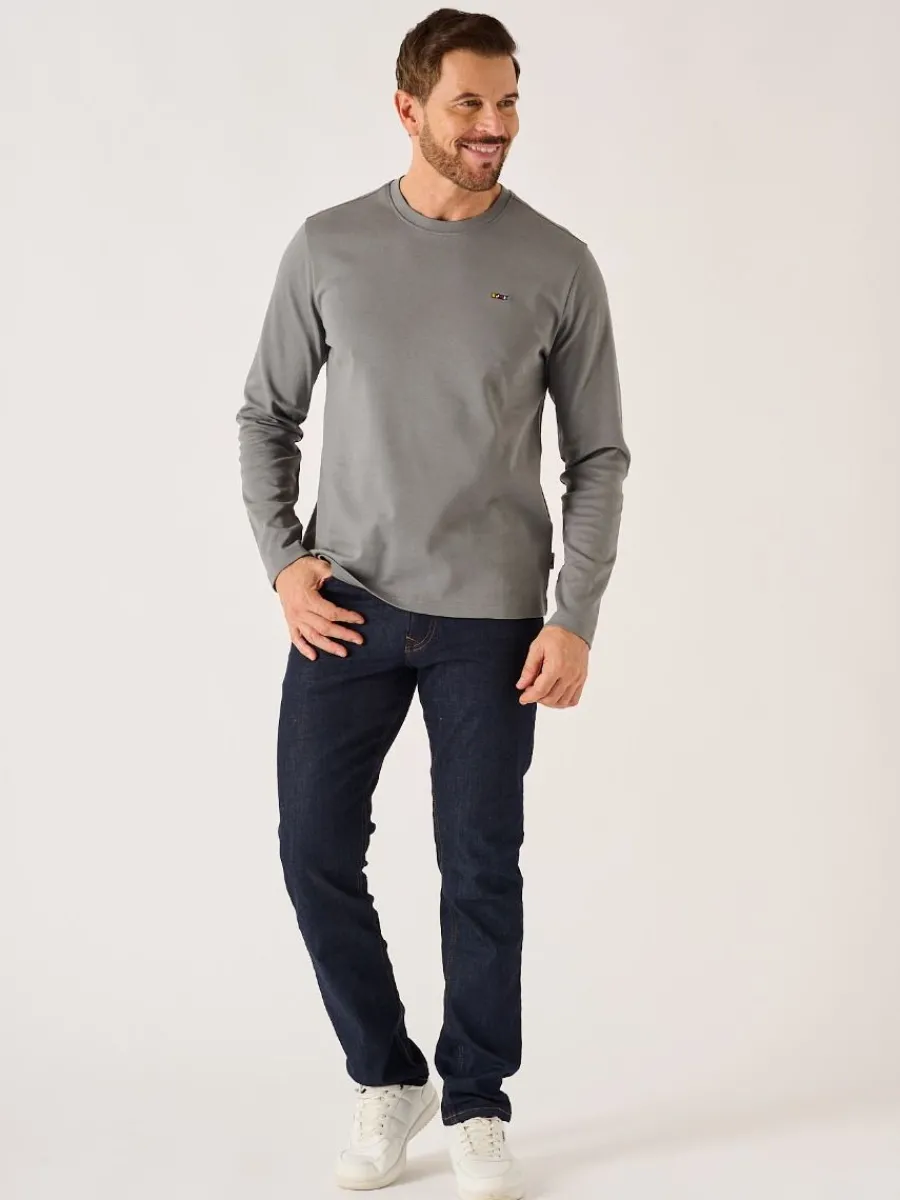 carbon_grey_xseries_long__4.webp Quba & Co Carbon Grey X-Series Long Sleeved T-Shirt - Niall Online