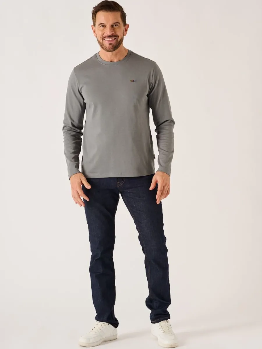 carbon_grey_xseries_long__5.webp Quba & Co Carbon Grey X-Series Long Sleeved T-Shirt - Niall Online
