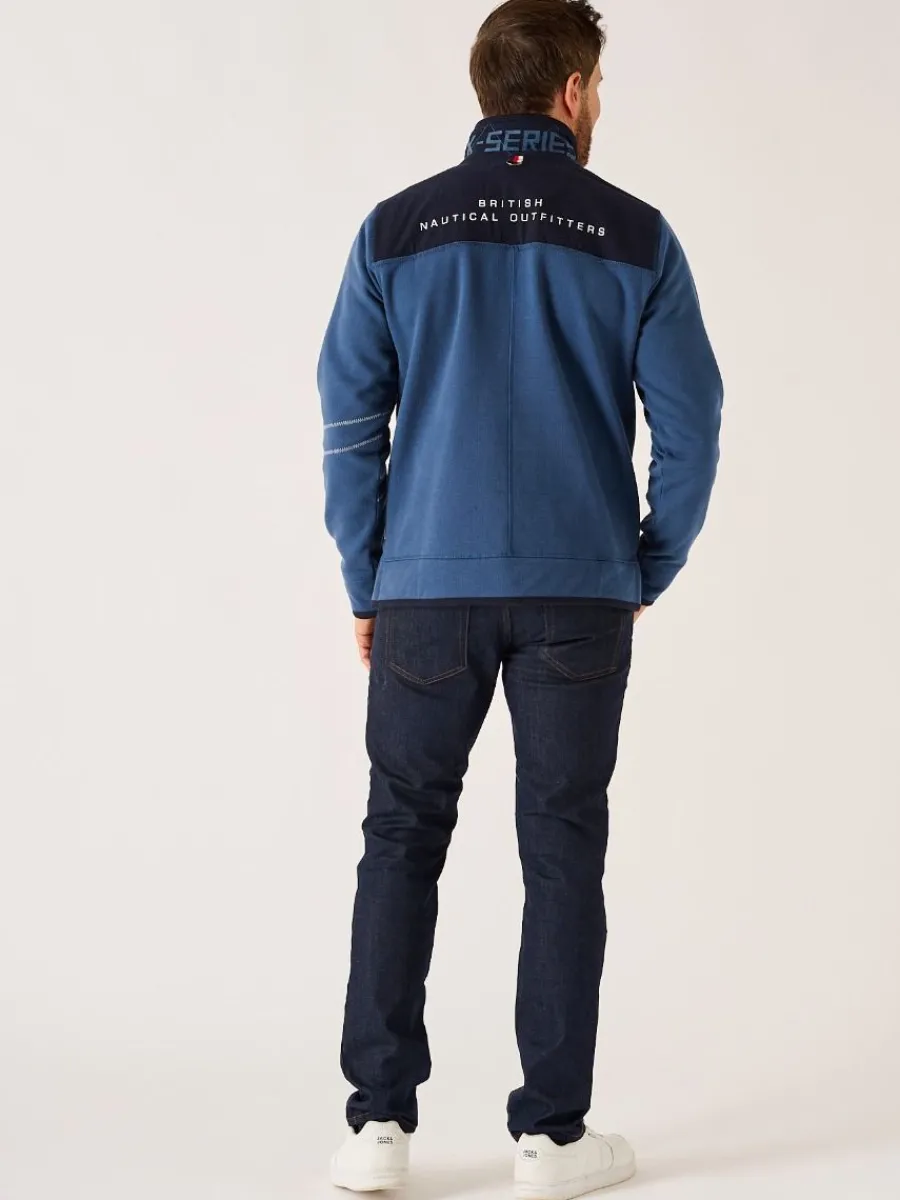 dark_blue_xseries__zip_pi_7.webp Quba & Co Dark Blue X-Series 1/4 Zip Pique Sweatshirt - Wentworth Best