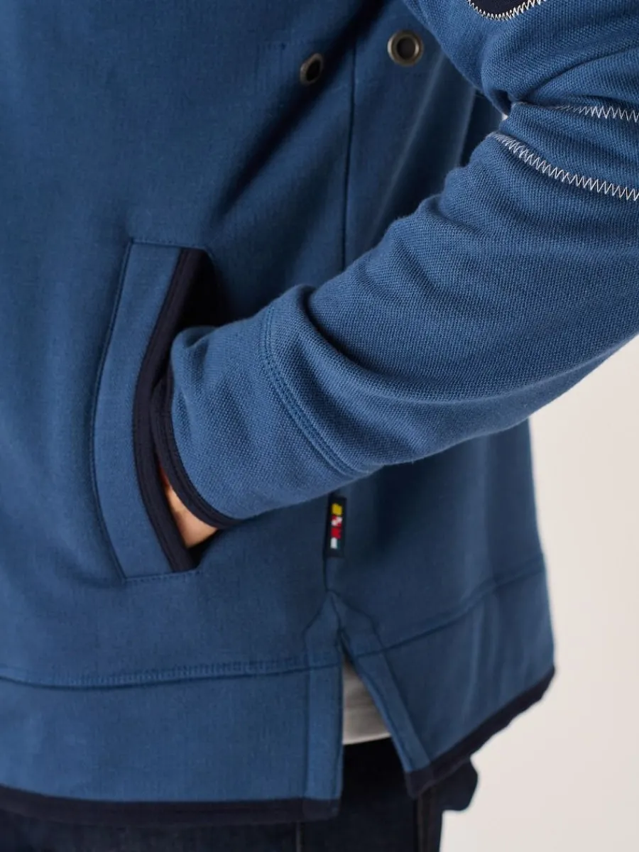 dark_blue_xseries__zip_pi_8.webp Quba & Co Dark Blue X-Series 1/4 Zip Pique Sweatshirt - Wentworth Best