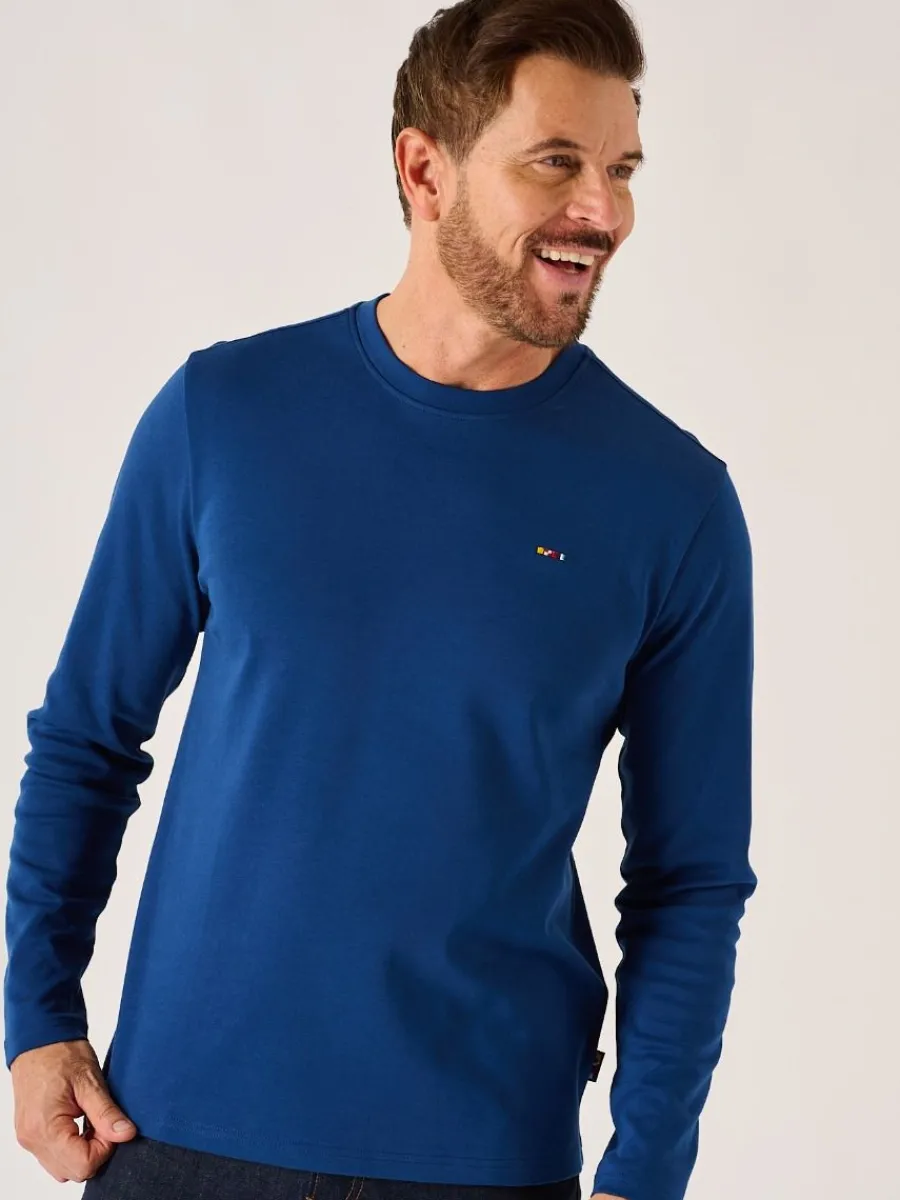 dark_blue_xseries_long_sl_0.webp Quba & Co Dark Blue X-Series Long Sleeved T-Shirt - Niall Hot