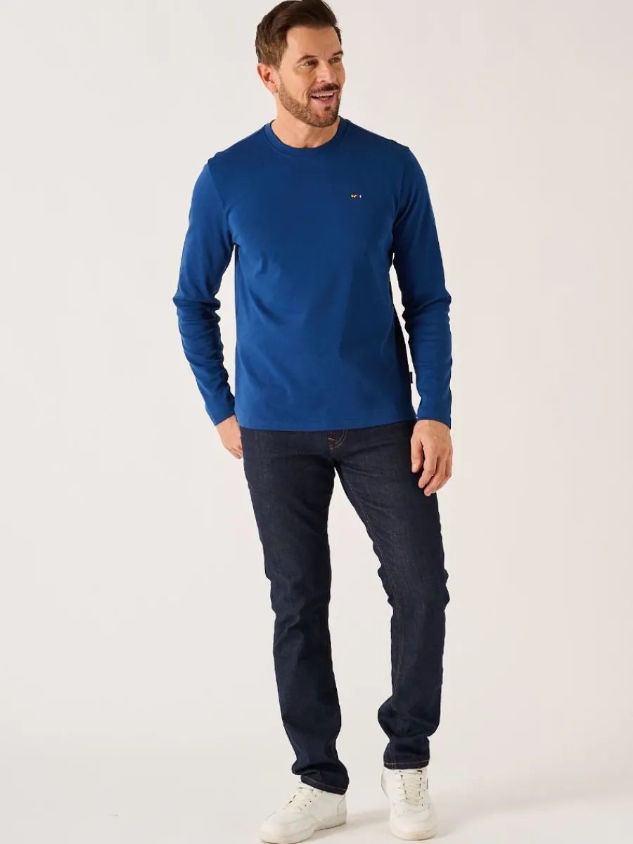 dark_blue_xseries_long_sl_3.webp Quba & Co Dark Blue X-Series Long Sleeved T-Shirt - Niall Hot
