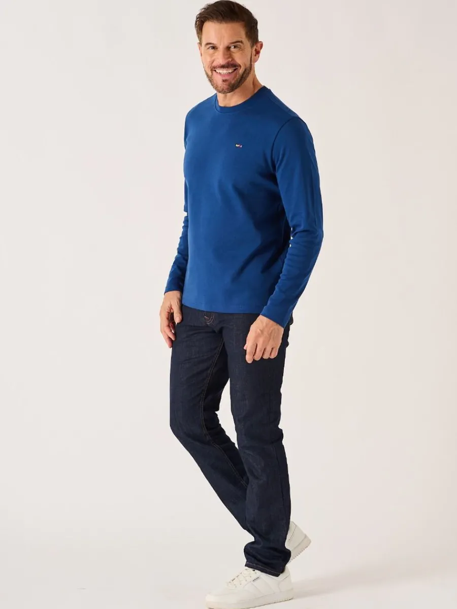 dark_blue_xseries_long_sl_4.webp Quba & Co Dark Blue X-Series Long Sleeved T-Shirt - Niall Hot