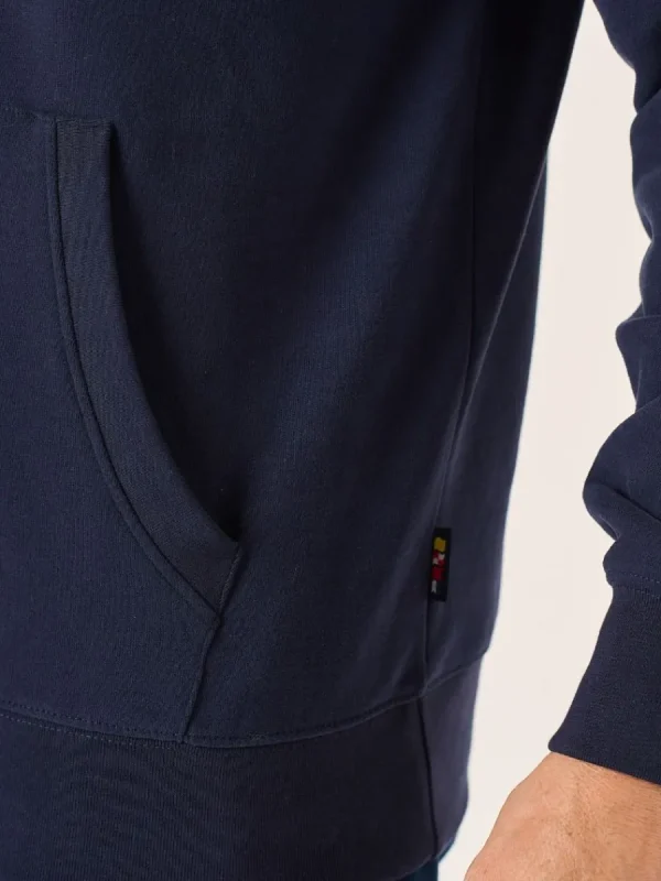 Quba & Co Dark Navy 1/4 Zip Sweatshirt - Nash New