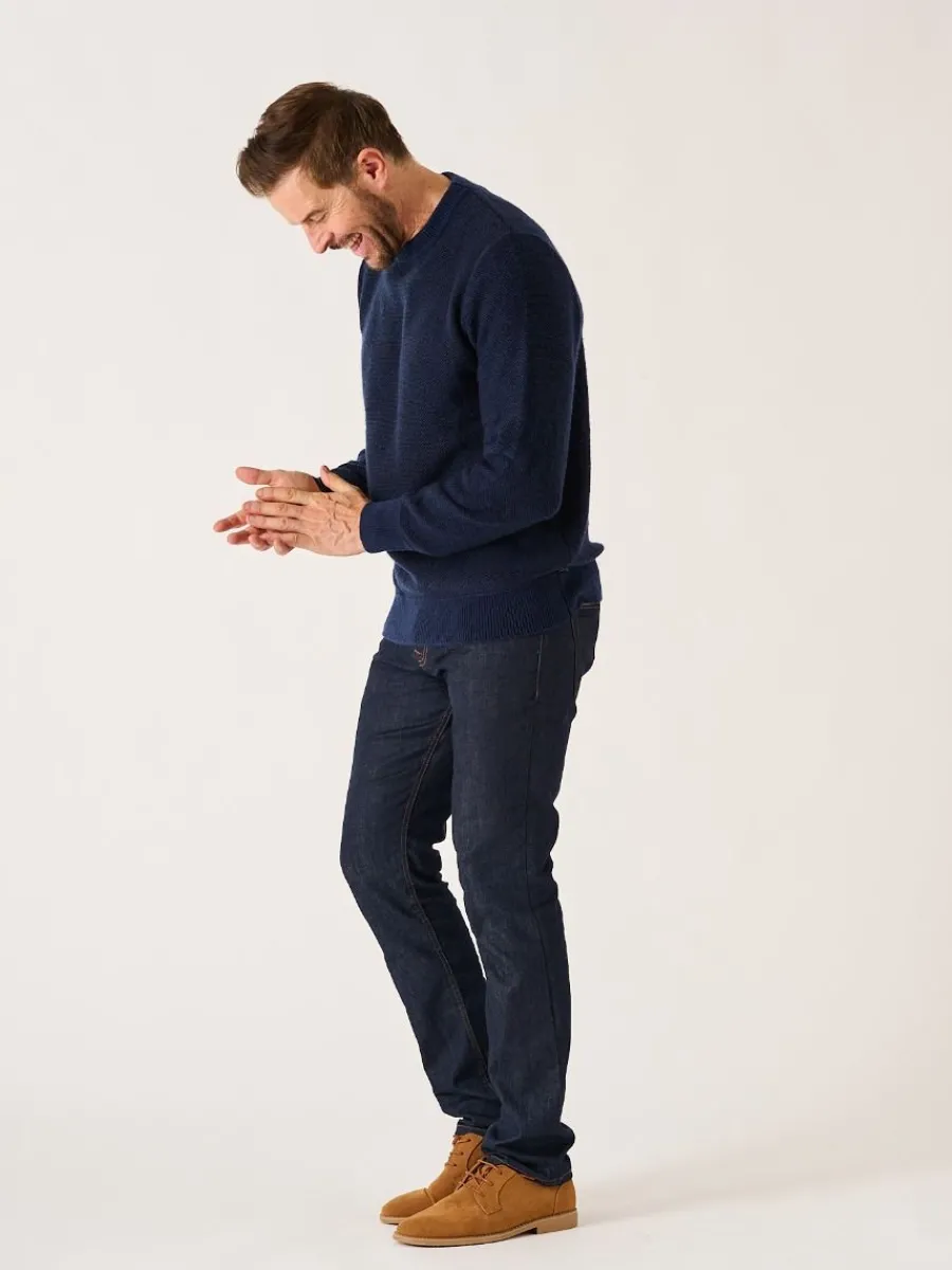 dark_navy_and_blue_lifest_5.webp Quba & Co Dark Navy And Blue Lifestyle Merino Rich Jumper - Hampton New