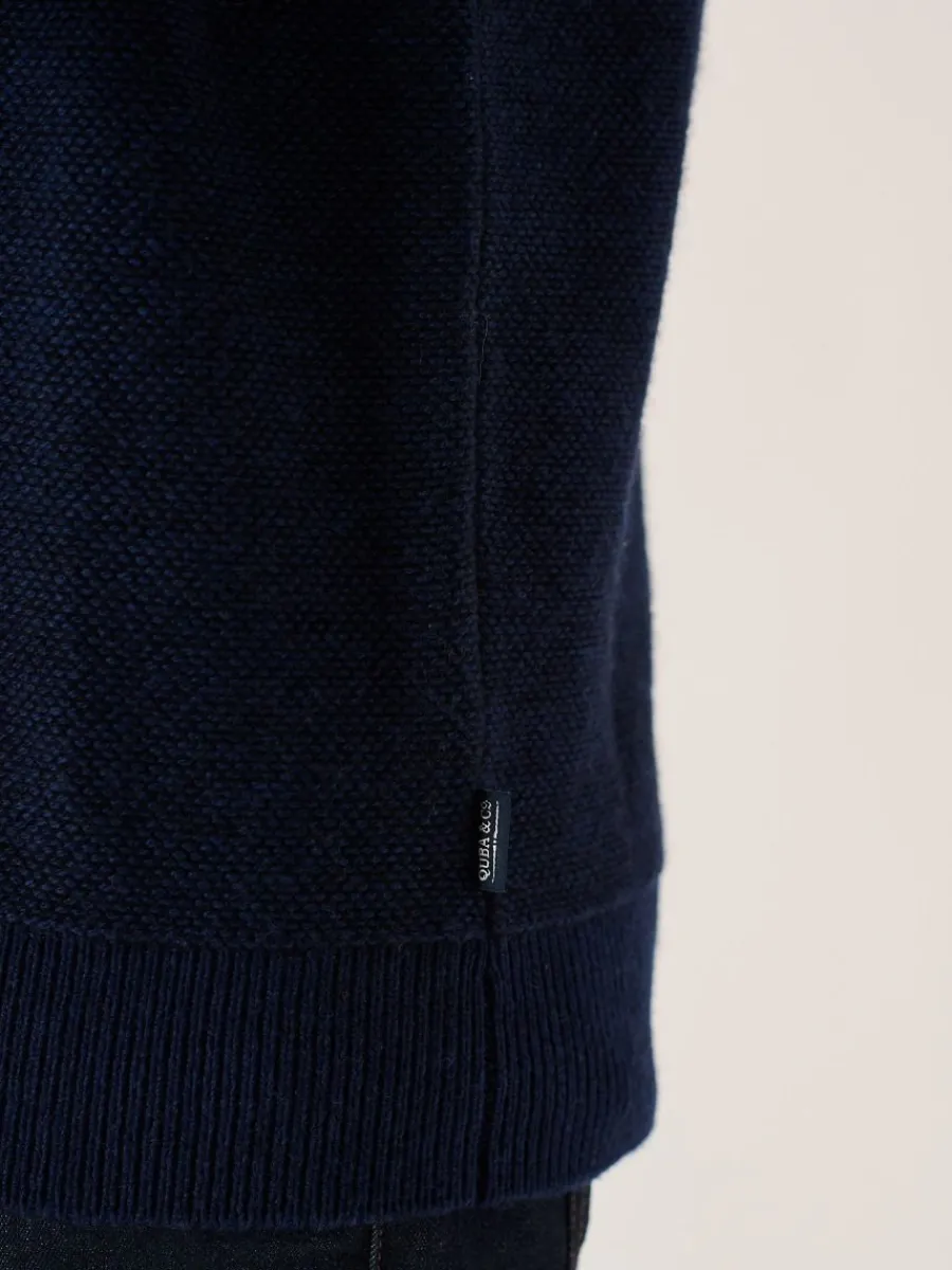 dark_navy_and_blue_lifest_7.webp Quba & Co Dark Navy And Blue Lifestyle Merino Rich Jumper - Hampton New