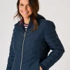 Quba & Co Dark Navy Blue Padded Hooded Jacket - Honey Outlet