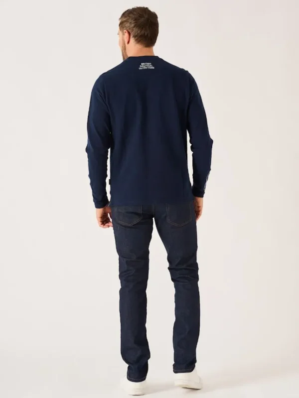 Quba & Co Dark Navy Long Sleeve X-Series T-Shirt - Lauri Sale