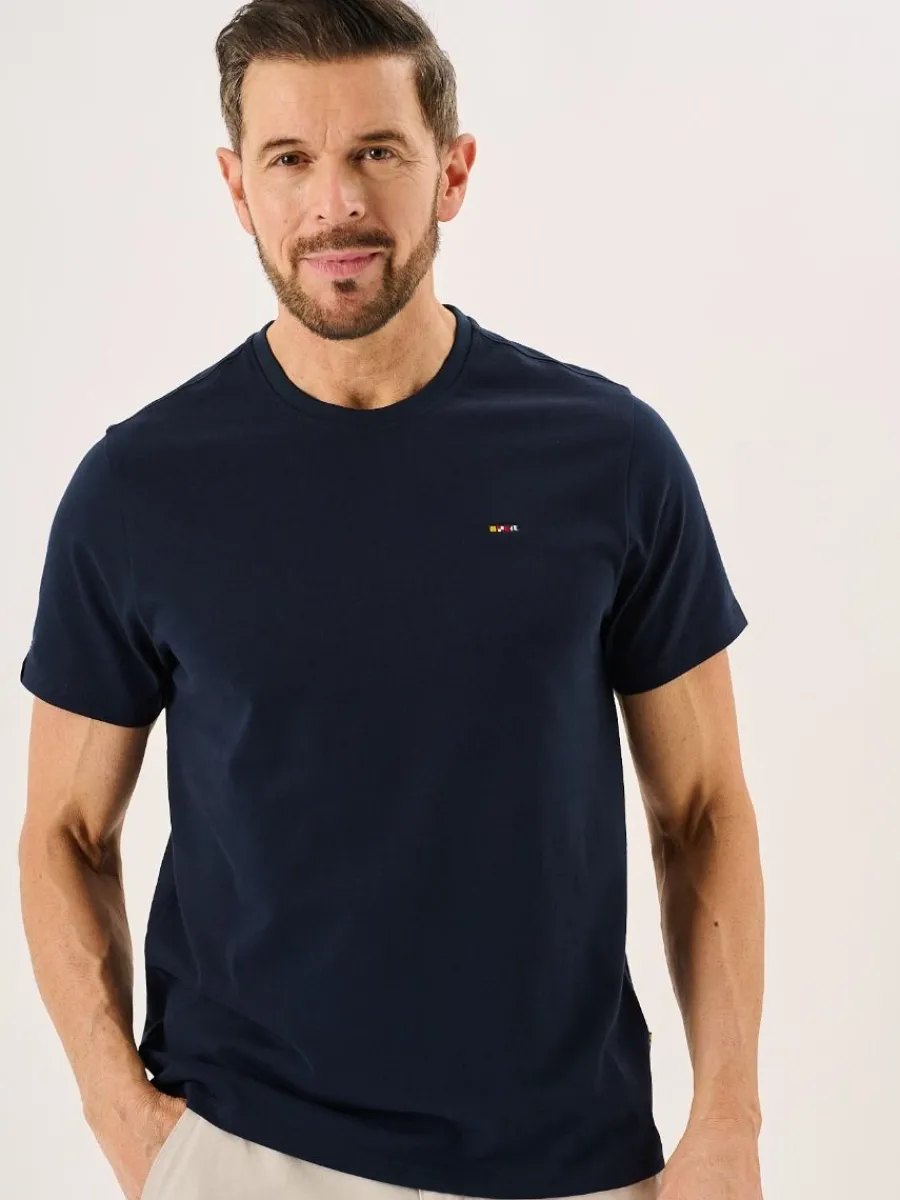 dark_navy_mens_xseries_ts_0.webp Quba & Co Dark Navy Men's X-Series T-Shirt - Nyle Fashion