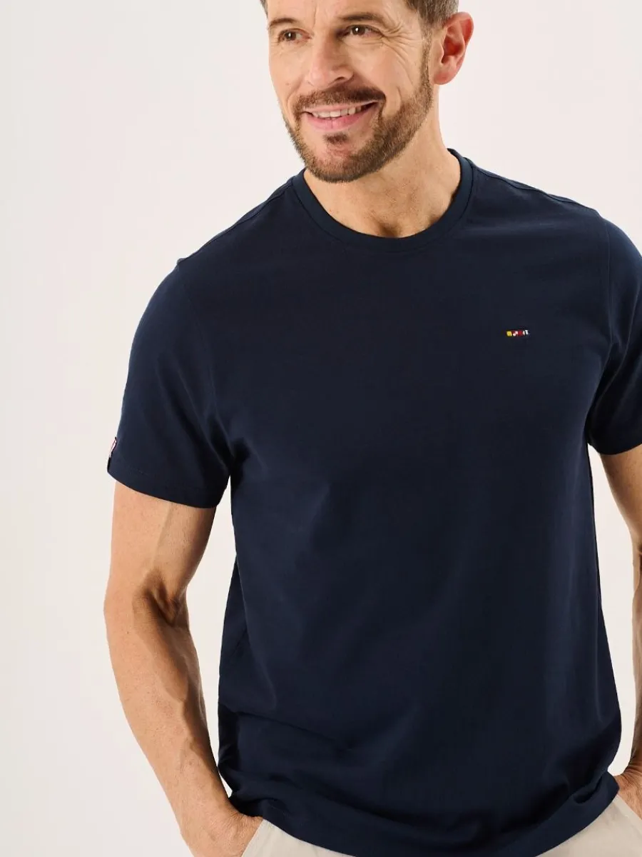 dark_navy_mens_xseries_ts_6.webp Quba & Co Dark Navy Men's X-Series T-Shirt - Nyle Fashion
