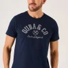 Quba & Co Dark Navy Quba And Co Lifestyle Nautical T-Shirt - Tarlock Hot