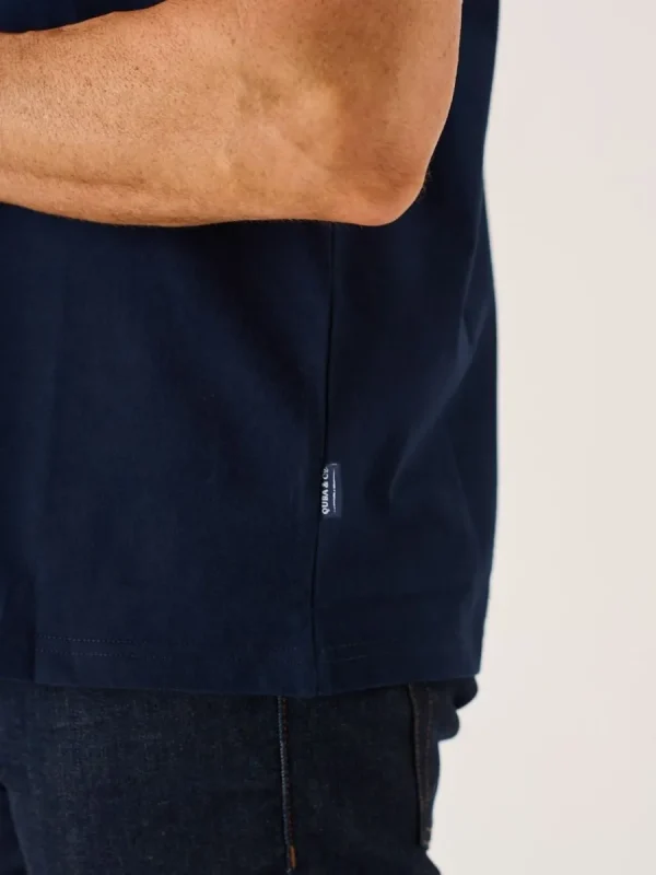 Quba & Co Dark Navy Quba And Co Lifestyle Graphic T-Shirt - Erst Clearance