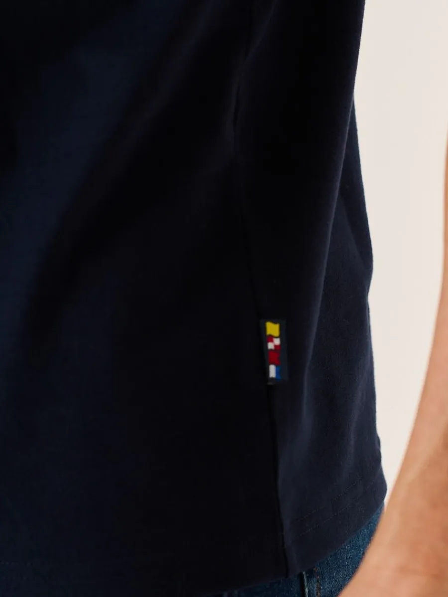 dark_navy_quba_sails_logo_9.webp Quba & Co Dark Navy Quba Sails Logo X-Series T-Shirt - Orlan Fashion