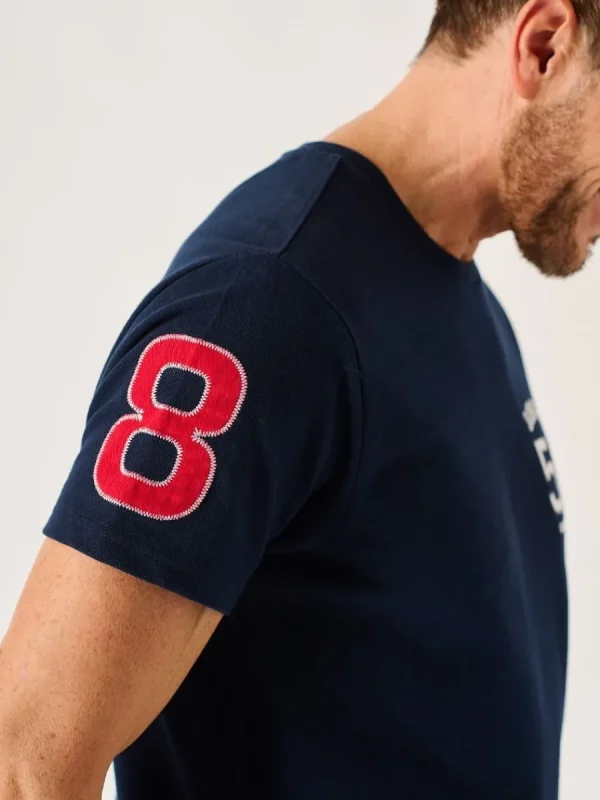 Quba & Co Dark Navy Quba Sails X-Series Pique T-Shirt - Leighton Fashion