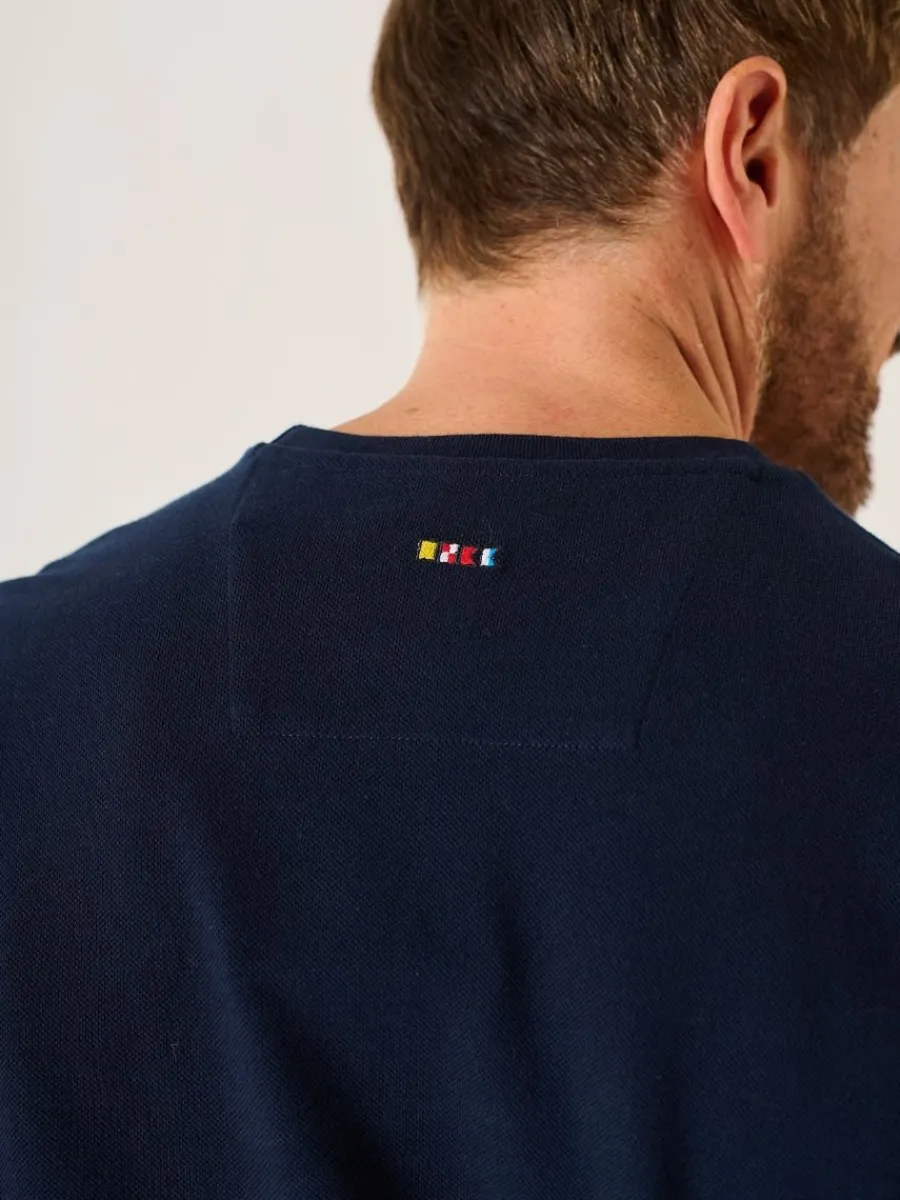 dark_navy_quba_sails_xser_8.webp Quba & Co Dark Navy Quba Sails X-Series Pique T-Shirt - Leighton Fashion