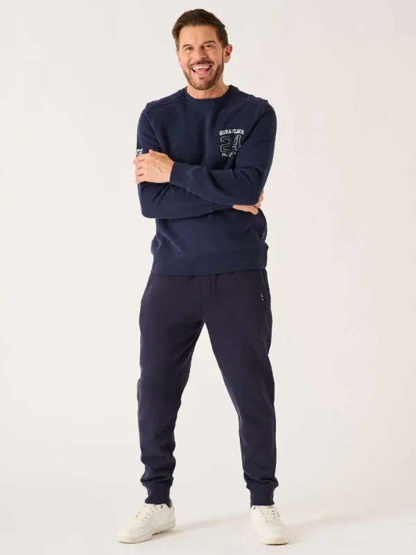 Quba & Co Dark Navy X-Series Crew Neck Sweatshirt - Spence Online