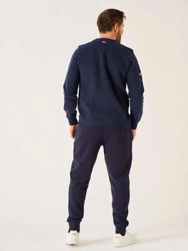Quba & Co Dark Navy X-Series Crew Neck Sweatshirt - Spence Online