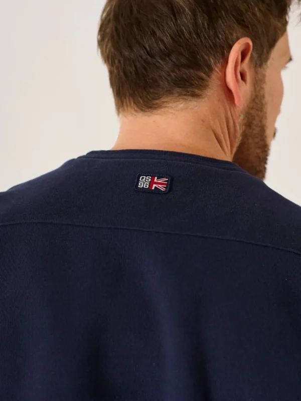 Quba & Co Dark Navy X-Series Crew Neck Sweatshirt - Spence Online